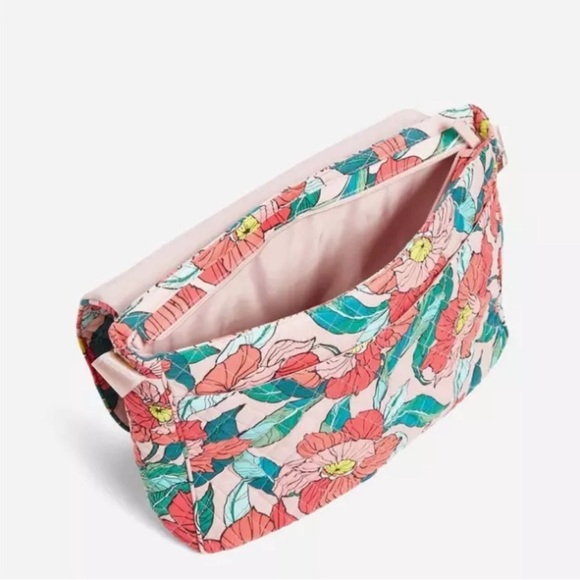 Vera Bradley Messenger Bag Vintage Floral with padded Laptop Compartment - Picture 3 of 13